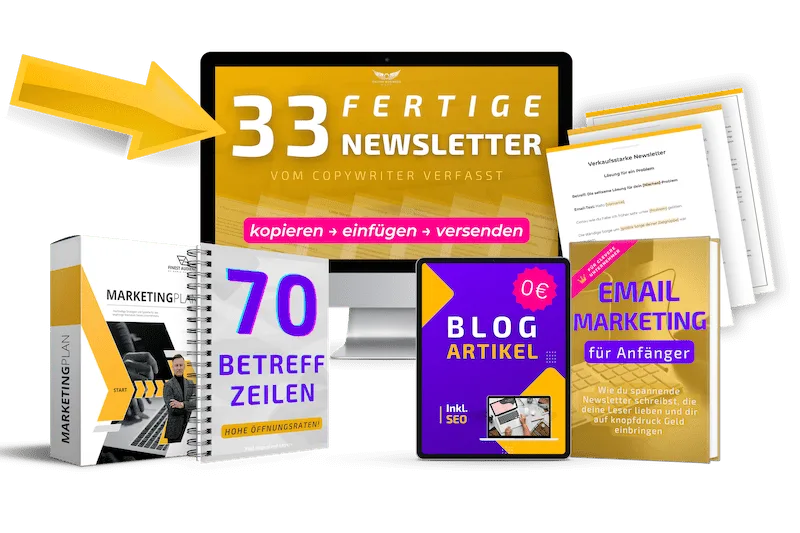 33 fertige Email-Vorlagen (geniales Newsletter-Bundle)